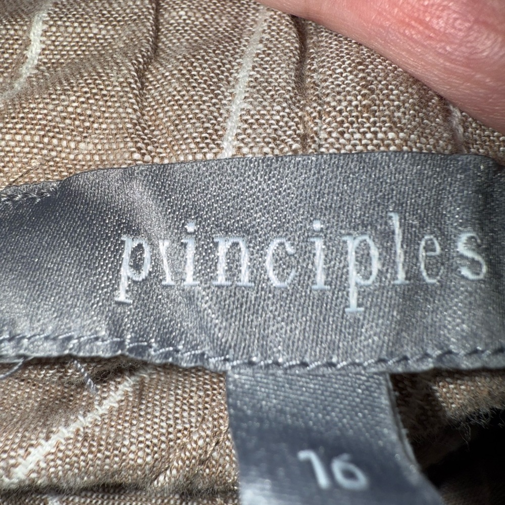 Principles Cropped Pin Stripe Capris - Picture 6 of 12